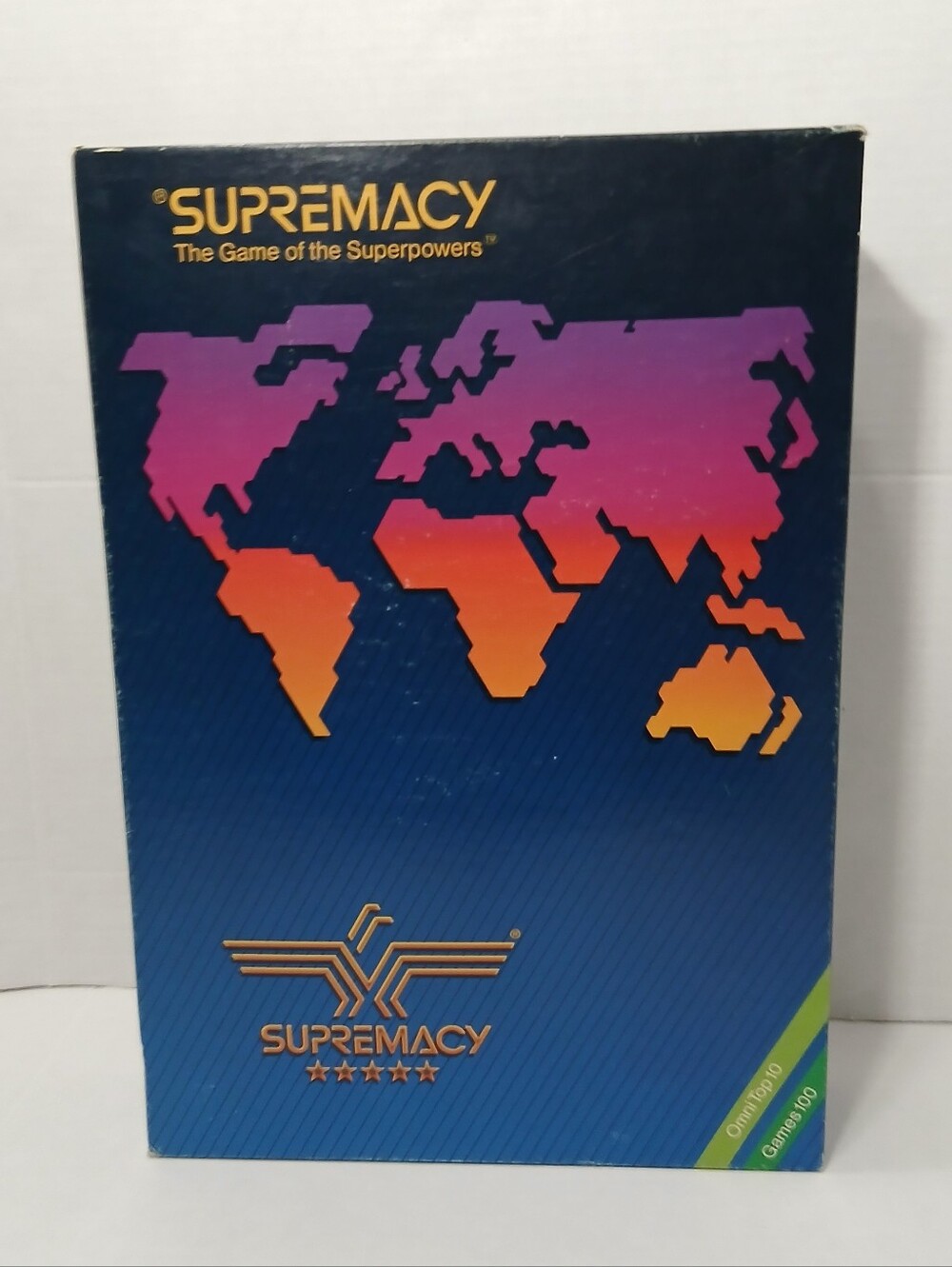 VINTAGE Supremacy COMPLETE 1986 The Game of Superpowers 80s War Strategy Battle